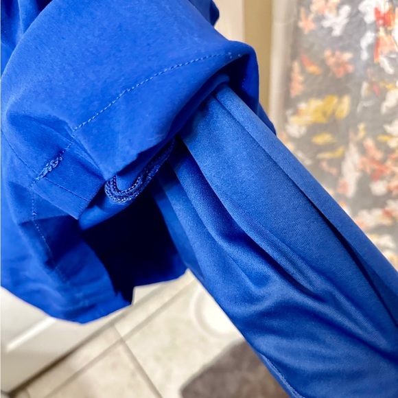 Papillon Ruche Blue Sleeveless Dress - Picture 5 of 10